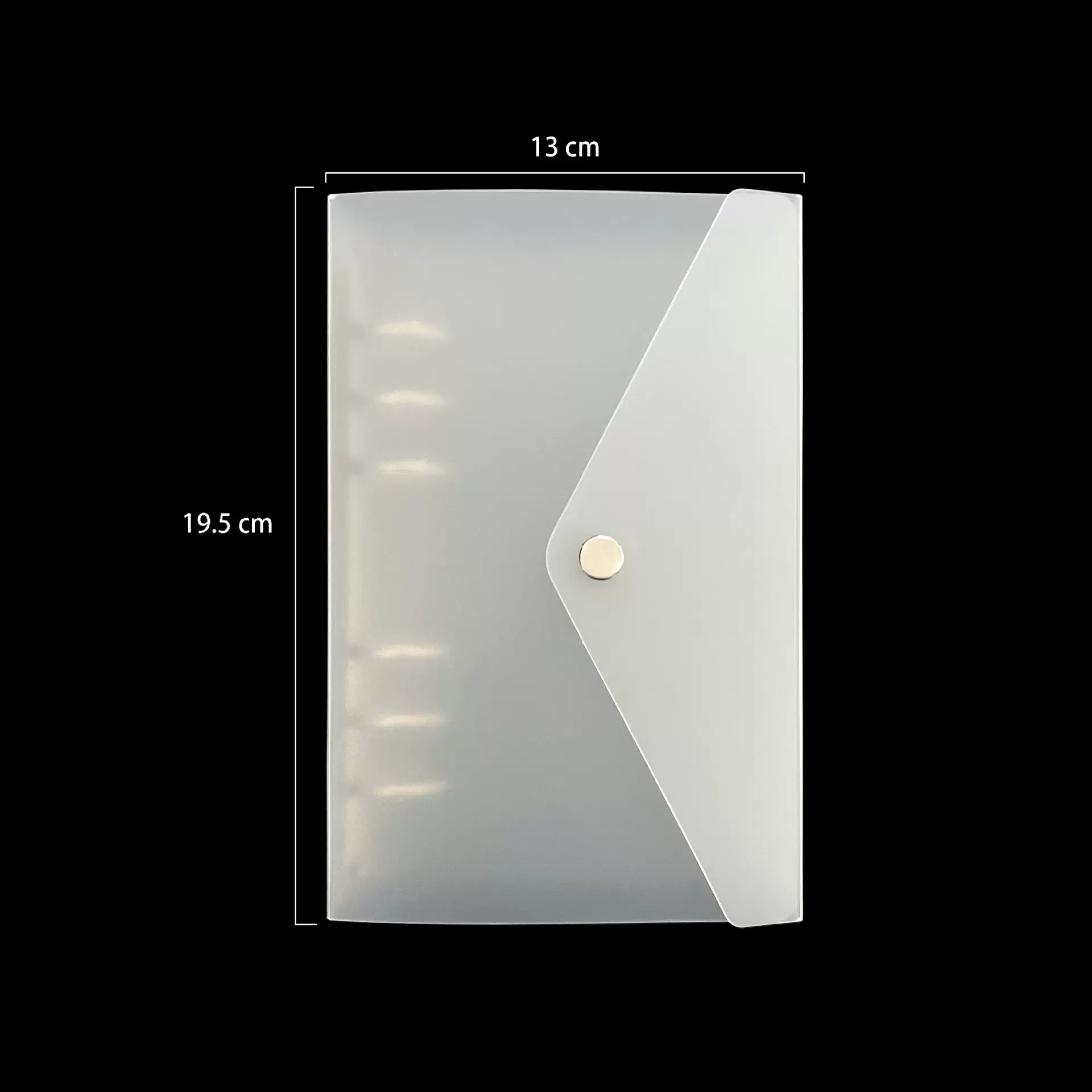 PP文件夹，外壳A6活页夹，半透明磨砂文件夹