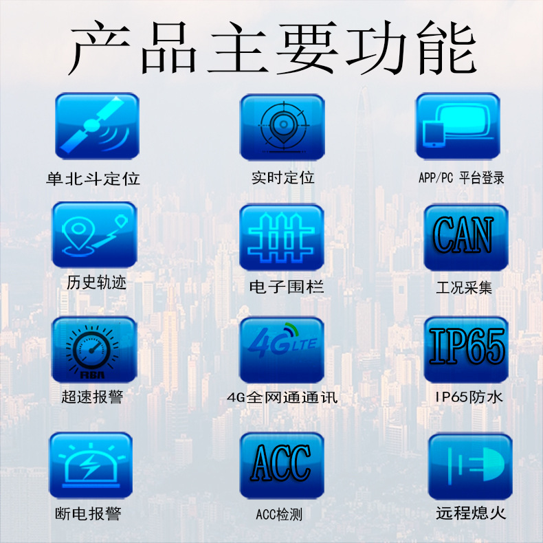 Agricultural machinery positioning equipment, operational monitoring equipment, 4G Beidou locator, agricultural machinery vehicle-mounted Beidou operational terminal