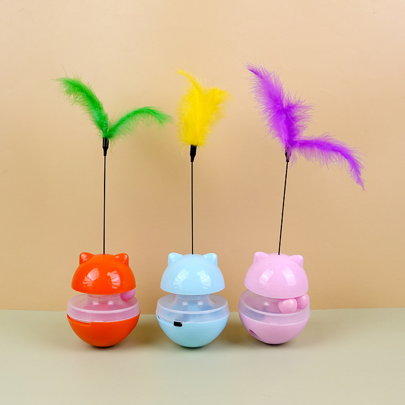 Manufacturer of chewable and chewable cats, self-pleasure feathers to relieve boredom, kittens, funny cats, cat care supplies, food leakage tumblers 3
