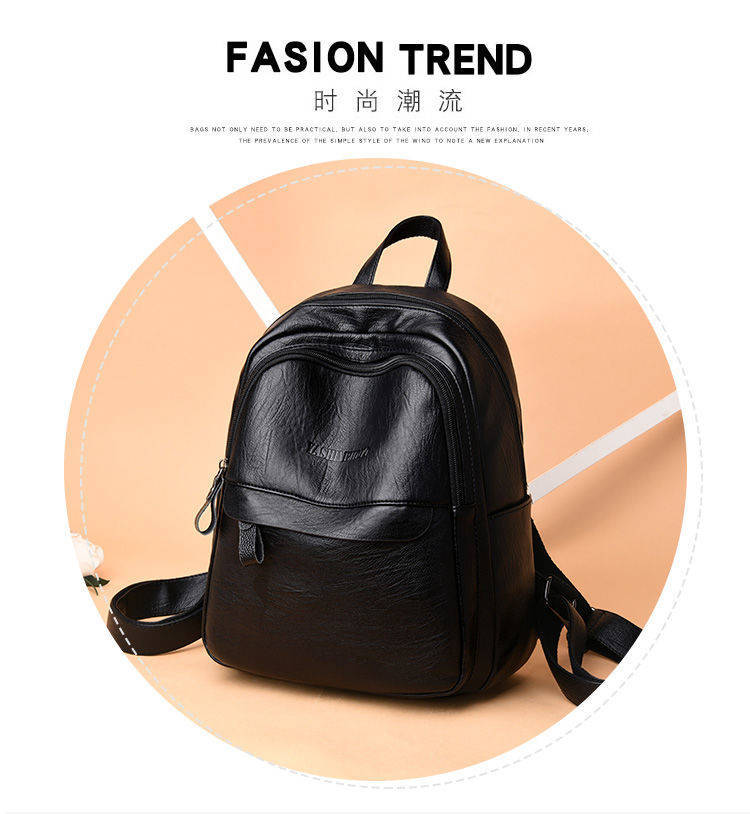 Grenzüberschreitende Handelstasche für Frauen, koreanischer Stil, große Kapazität, weiches Leder-Rucksack, kann mit Namen des Käufers etikettiert werden, direkter Versand vom Werk.