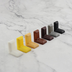 Kitchen cabinet hanging clips, wardrobe cabinet connection corner brackets with ABS decorative cover steel corner brackets, adjustable plastic hanging clips