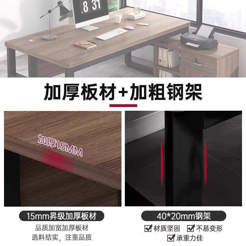 Escritorio de computadora escritorio de oficina moderna simple escritorio de oficina combinación simple escritorio de personal con armario escritorio de trabajo