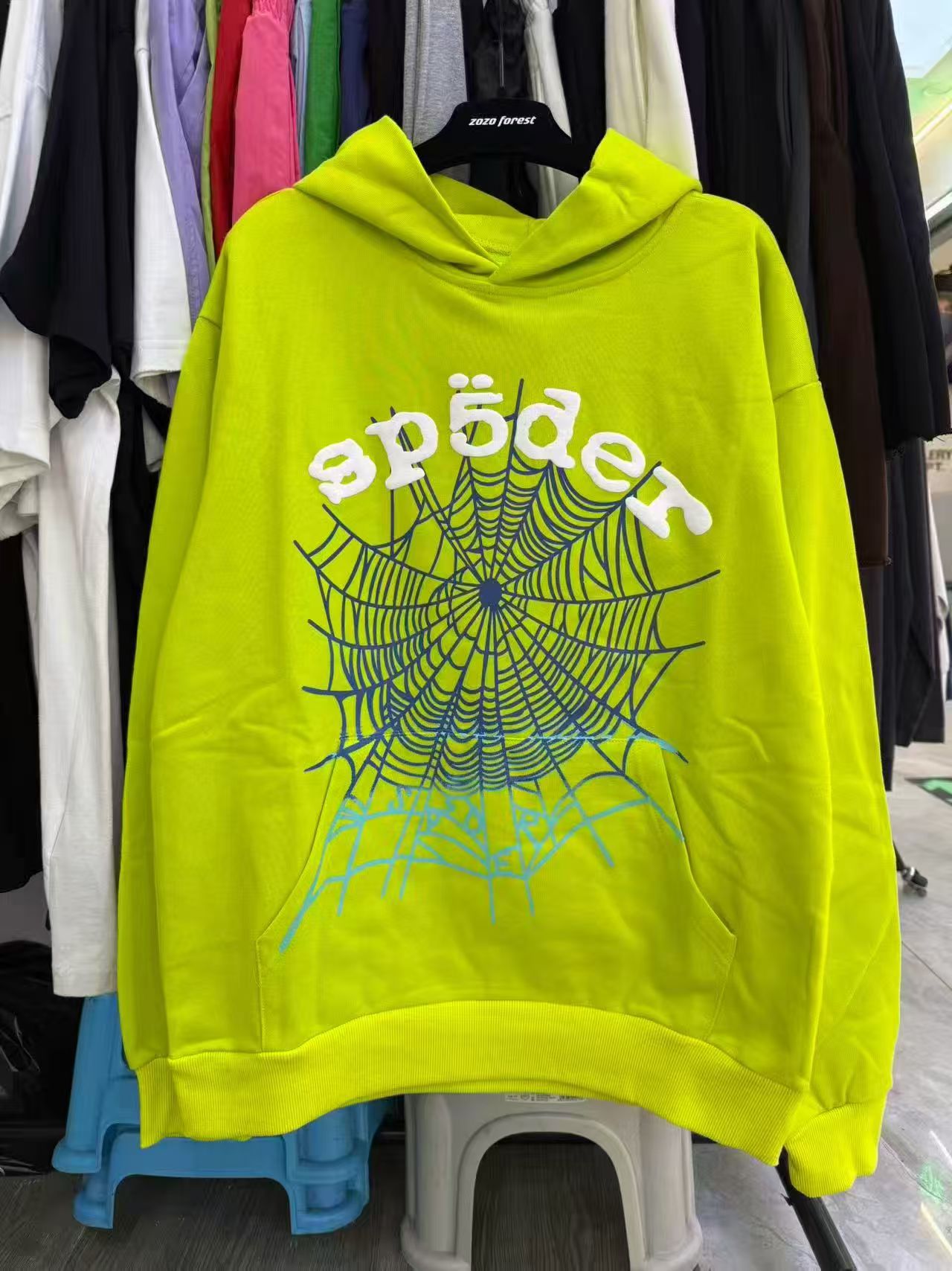 Sp5der Sweater Web Green