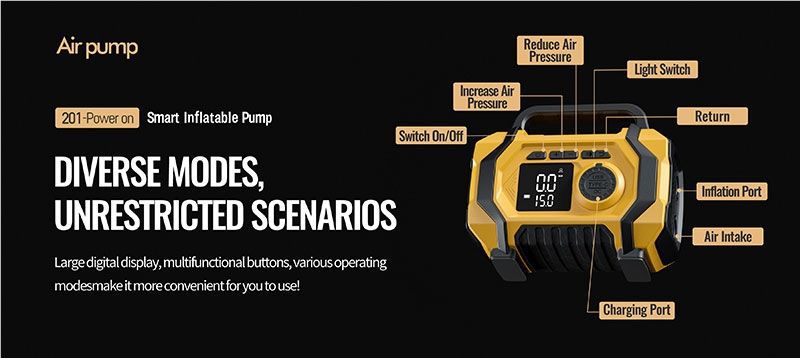 Emergency Start-Up Power Supply, Strong Start-Up Generator, Large-Capacity Vehicle-Mounted All-In-One Unit, Emergency Ignition, Power Supply, and Air Pump