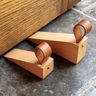 Nordic solid wood raised creative door stopper door stopper door stopper anti-collision door stopper top stopper wholesale