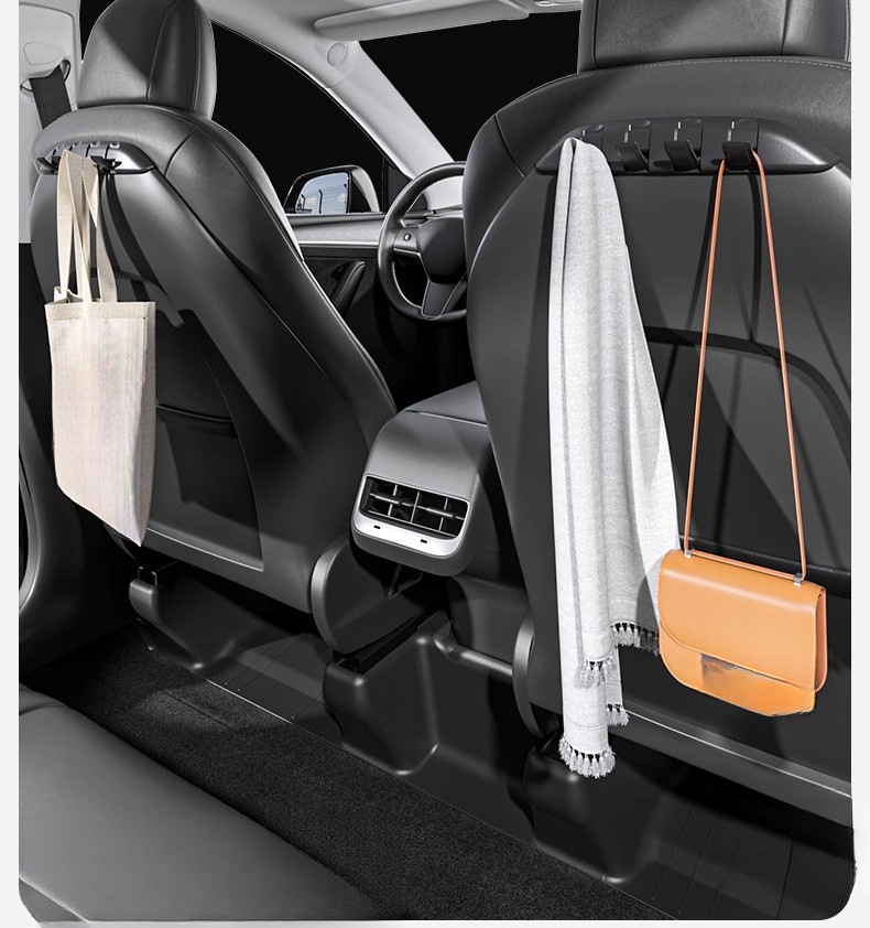 Suitable for Tesla Model3/Y Hook Car Rear Seat Y Interior Storage New Version 3 Modification Accessories