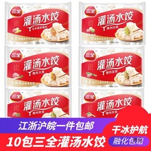 10包三全灌汤水饺 白菜/韭菜/荠菜速冻饺子方便速食食品蒸饺煎饺