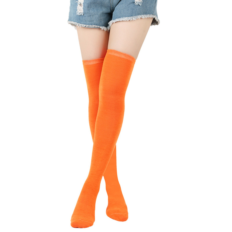 斜めストライプのクリスマスの靴下の越境のハロウィーンの膝の靴下の紫色の靴下の女性の緑色のストッキングの欧米の綾のストッキング|undefined