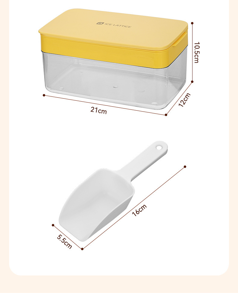 冰球模具双层自制冰块模具食品级圆形冰格带盖冰箱冰块制冰盒批发详情15