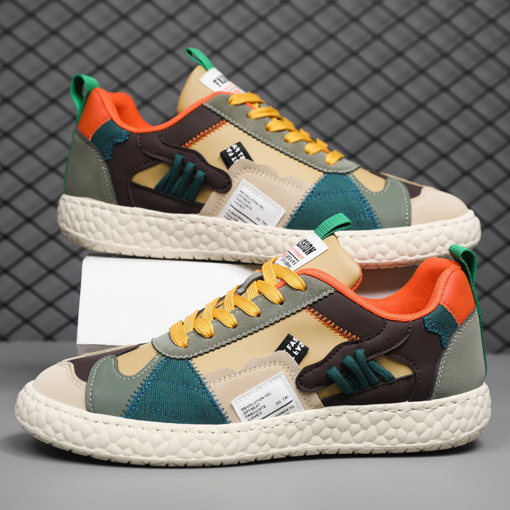 秋季轻便阿甘鞋2024新款男士软底百搭运动休闲鞋欧洲站网红潮男鞋