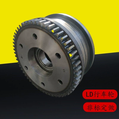 Phone: 15294876656. Diameter: //LD. Drive wheel, electric single-beam drive wheel, end beam walking wheel, active and passive (Ötürücü vallar) - 300ld-gear-ring