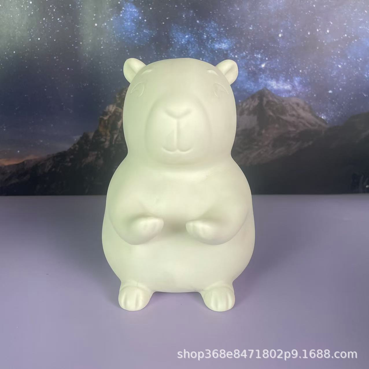 흰색 배아 카피발라토 18cm-구멍 없음