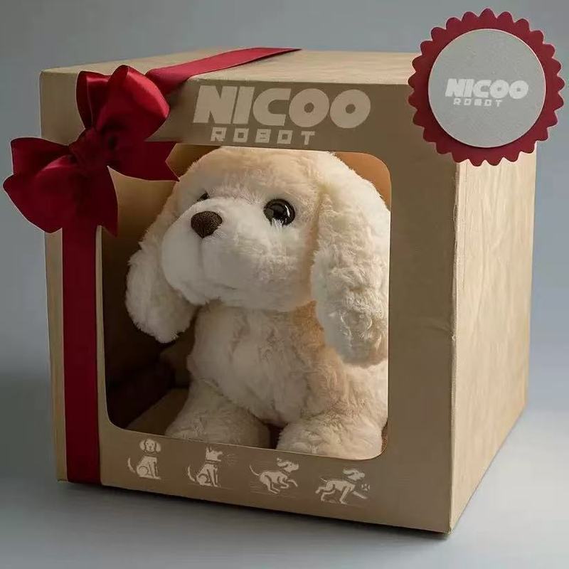 国境を越えた売れ筋商品 My Realistic Robot Puppy マイロボットパピーショートぬいぐるみ|undefined
