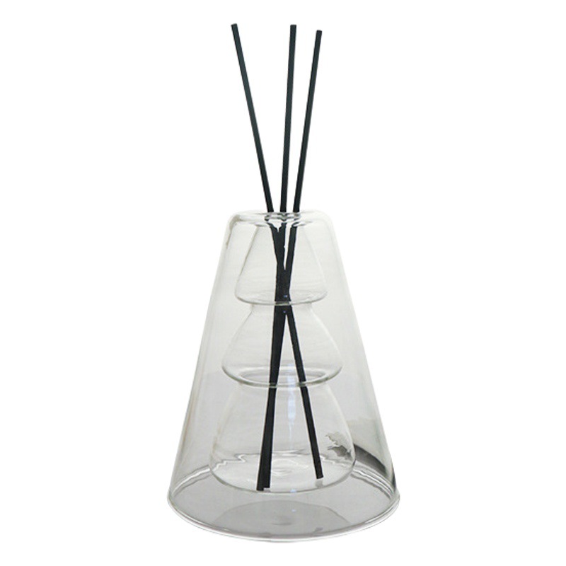 Botella de aromaterapia DE ALTO aspecto botella de árbol de Navidad perfume fragancia de aceite esencial libre de fuego volátil ratán hogar Decoración florero seco