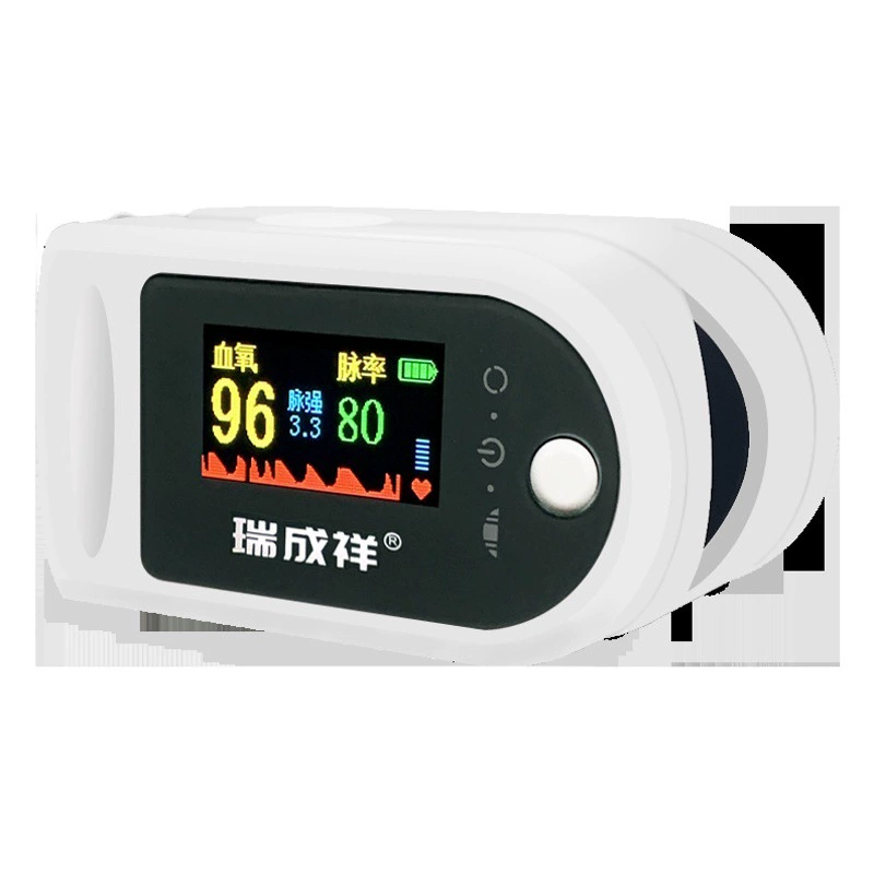 Медицинский пульсоксиметр для домашнего использования, английская версия, с креплением на палец, для измерения уровня кислорода в крови и частоты пульса.