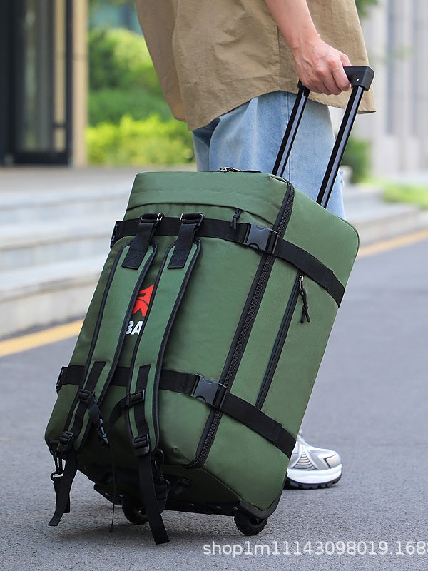Bolsa de viaje con ruedas al aire libre caminata mochila bolsa de viaje bolsa de tracción bolsa de viaje al por mayor bolsa de transporte