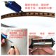 Boutique new durable badminton racket rubber particle change transfer line protector nail edge half turn nail tool aluminum alloy
