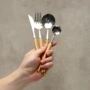 酒店咖啡不锈钢月饼勺叉