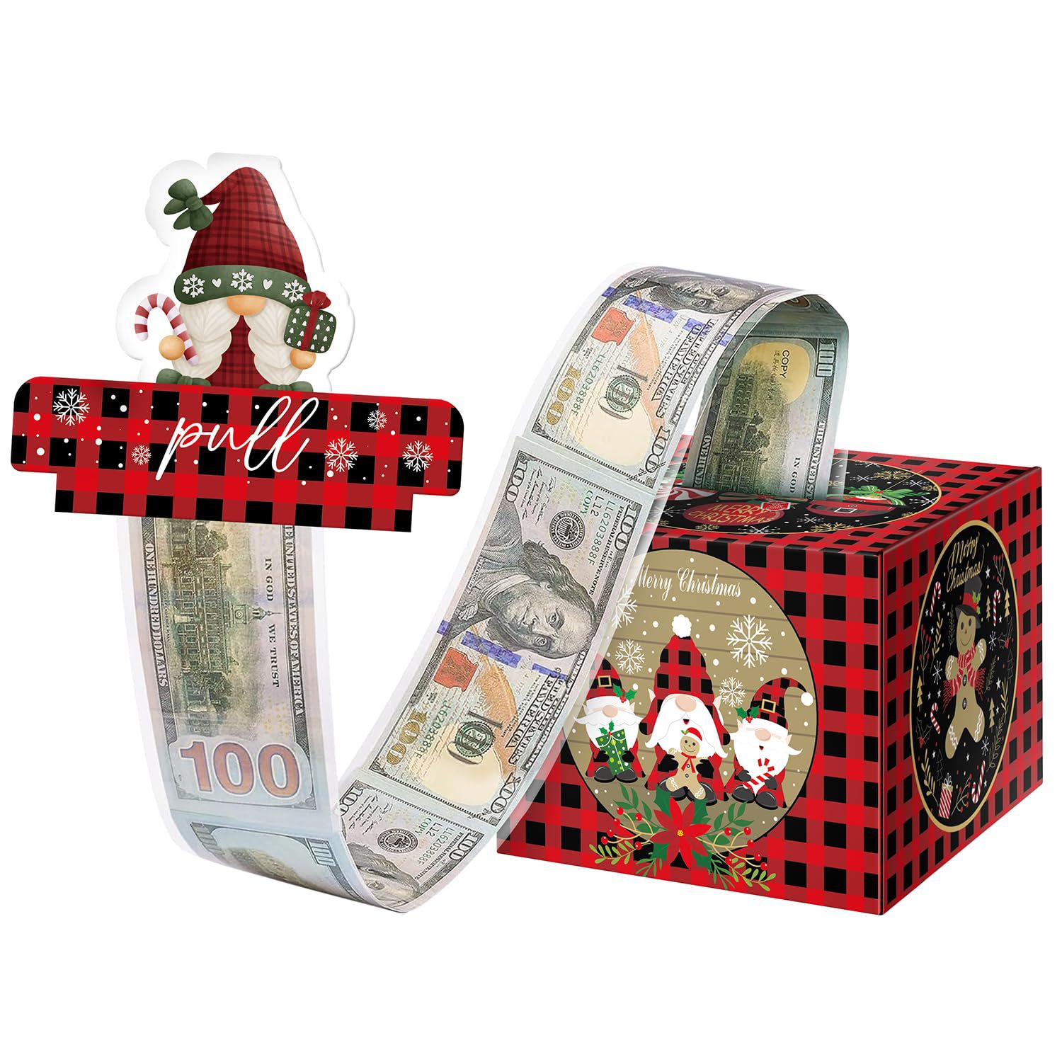 抽钱式惊喜糖果盒圣诞抽钱主题节日必备款式礼物家庭圣诞好装饰