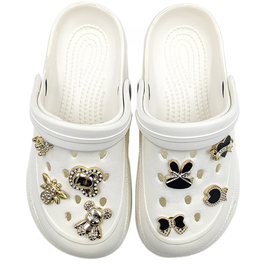 One-piece hole shoes accessories DIY point oil Love rose women's shoes accessories Star garden shoes accessories accessories