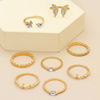 Ring, design set, jewelry with pigtail, European style, trend of season, wholesale