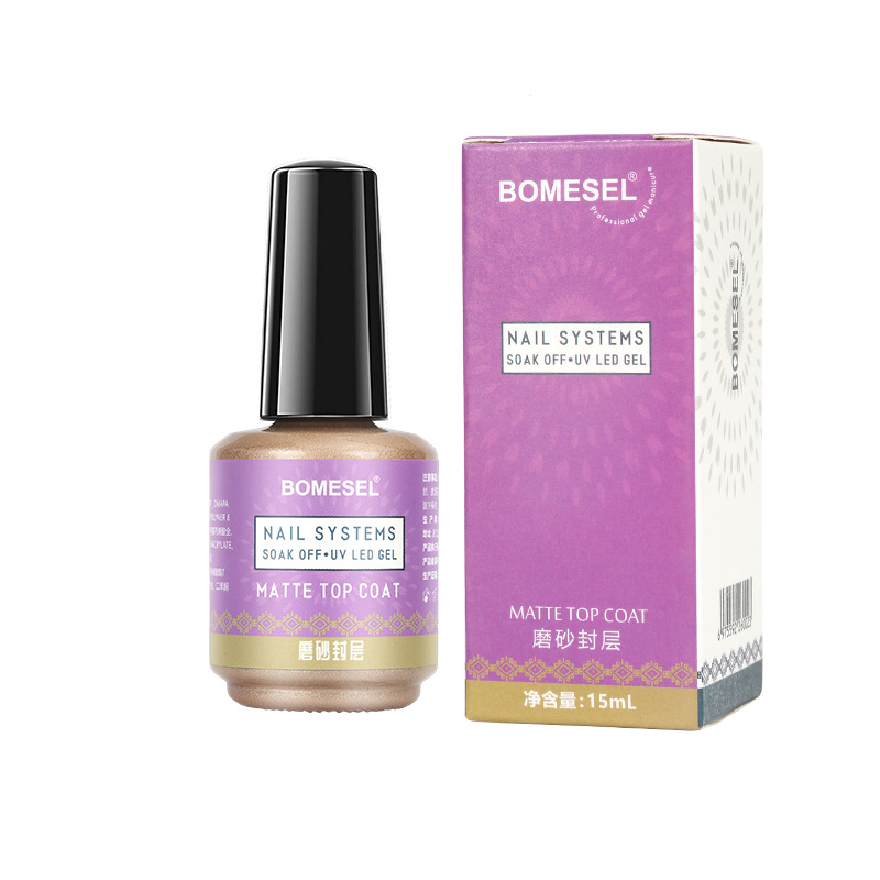 Capa de sellado de aceite brillante de larga duración pegamento base de esmalte de uñas pegamento base de pegamento funcional capa de sellado esmerilado manicura base extraíble pegamento agente de unión