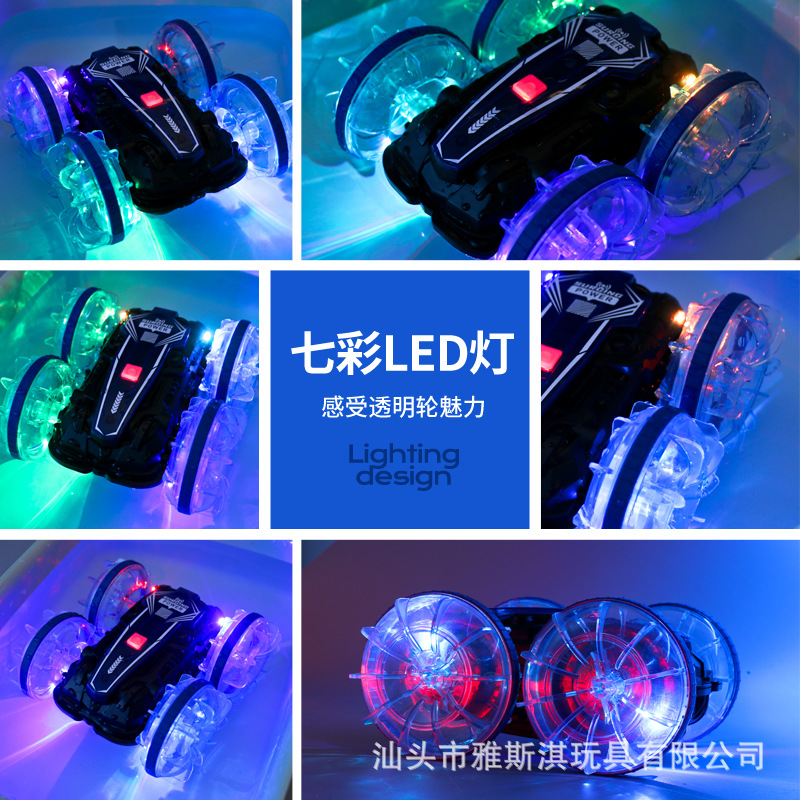 Cross-border new lighting water truck waterproof stunt remote control car gesture induction boy off-road remote control toy car Cross-border new lighting water truck waterproof stunt remote control car gesture induction boy off-road remote control toy car