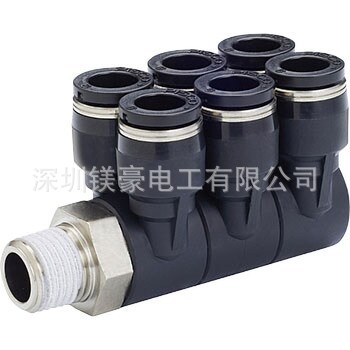 日本原装/PISCO碧士克/双向三通歧管接头/PAT系列/PAT6-01