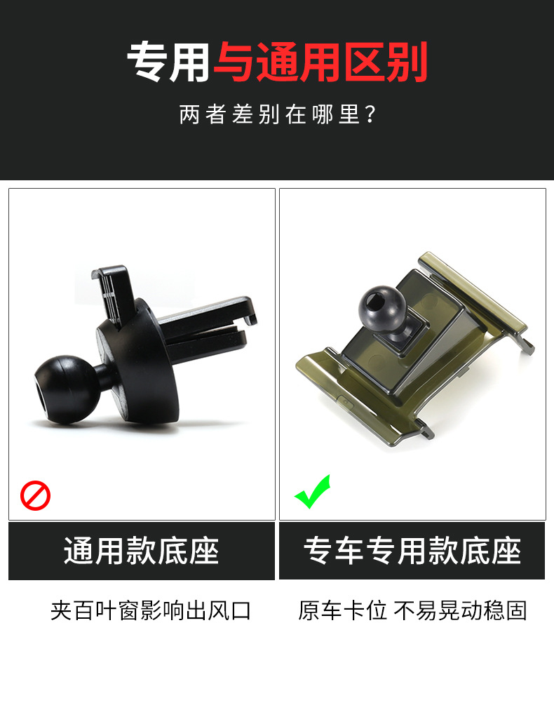 BYD Qin PLUS Tang Dynasty S6 Song MAX Han Dolphin Yuan PRO Mobile Phone Car Bracket Special Base for Special Car