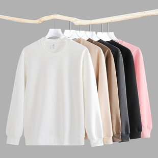 Chinese Cotton Round Neck Sweatshirt Team Uniform Workwear Top with Printed Logo Pattern Embroidery Wholesale Custom Team Uniform
