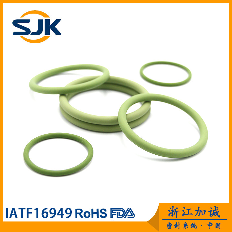 SJK氟橡胶o型圈氟胶国标密封圈胶圈机械用耐高温密封件o形圈现货