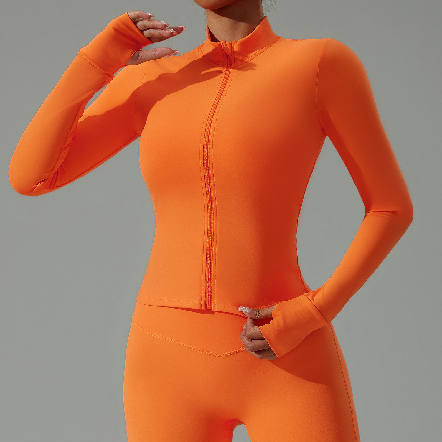 ルル ジップアップ タイトフィット 長袖 ヨガウェア レディース ランニング フィットネスウェア ジャケット クラウドのような通気性 スポーツトップ ジャケット