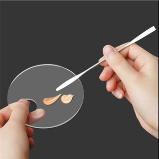 Foundation Palette Makeup Palette Acrylic Transparent Foundation Liquid Makeup Artist Uses Nail Art Color Palette Small Size
