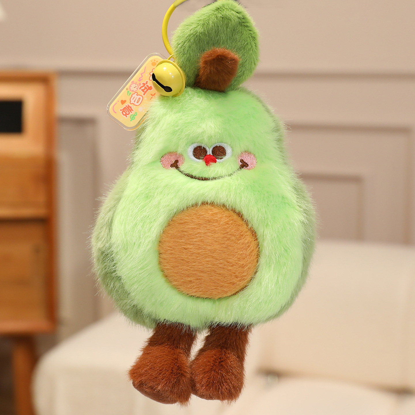 Hermosas hamburguesas fritas colgantes juguetes de peluche piernas de pollo muñecas sushi croissants bolsos colgantes llaveros