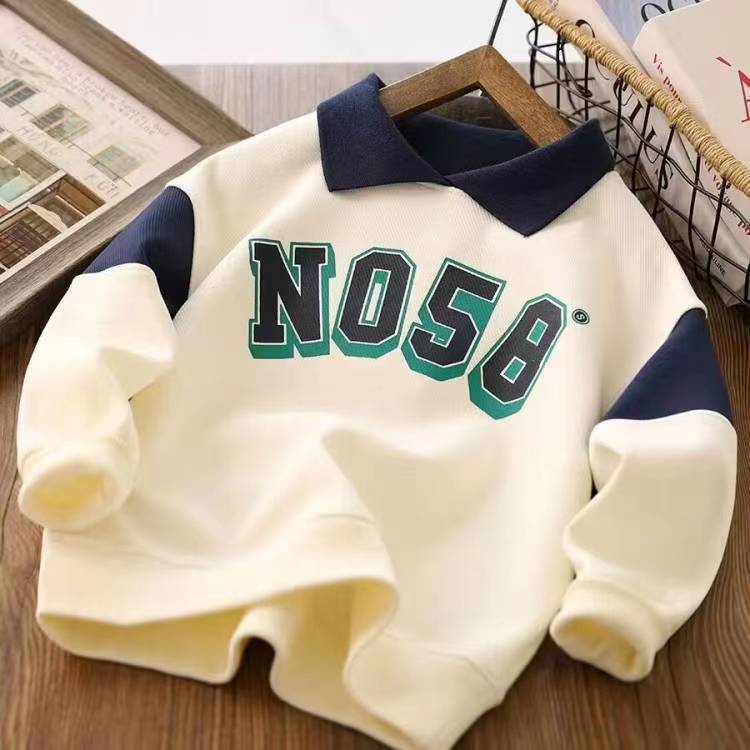 NO58 米白 棉 卫衣