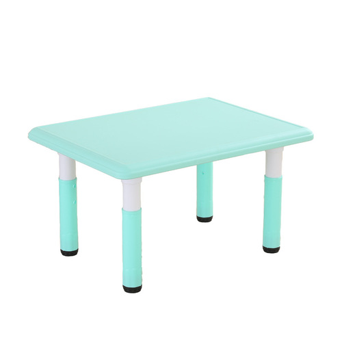 Children's moon table and chair set kindergarten plastic table home baby game toy table curved crescent table lift