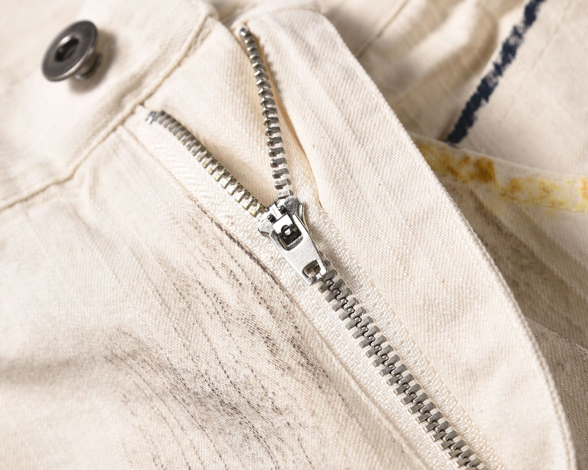 Men's Clothing high street washed loose wide leg 3 painter pants stacked jeans _voghion.com