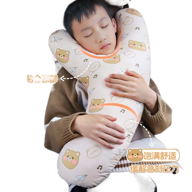 P1L車載睡眠神器児童自動車シートベルト首赤ちゃんが枕を抱いて枕に寄りかかって後ろの車で保護する|undefined