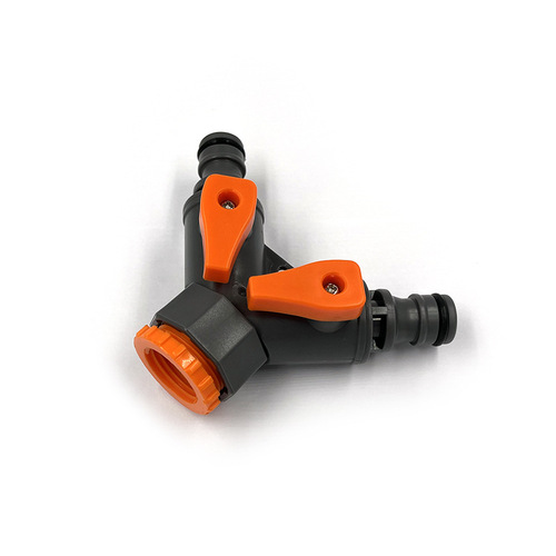 Garden plastic tape switch water pipe connector Y-type three-way conversion, car wash water gun three-way conversion connector