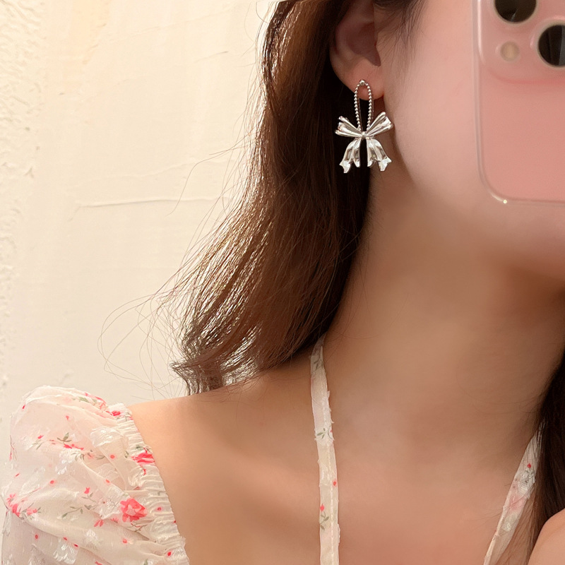 1 Pair Fashion Bow Knot Alloy Women's Drop Earrings display picture 5