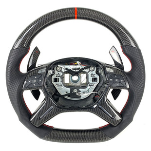 Suitable for Mercedes-Benz AMG ML GL E450 G500 carbon fiber steering wheel 2013-2018