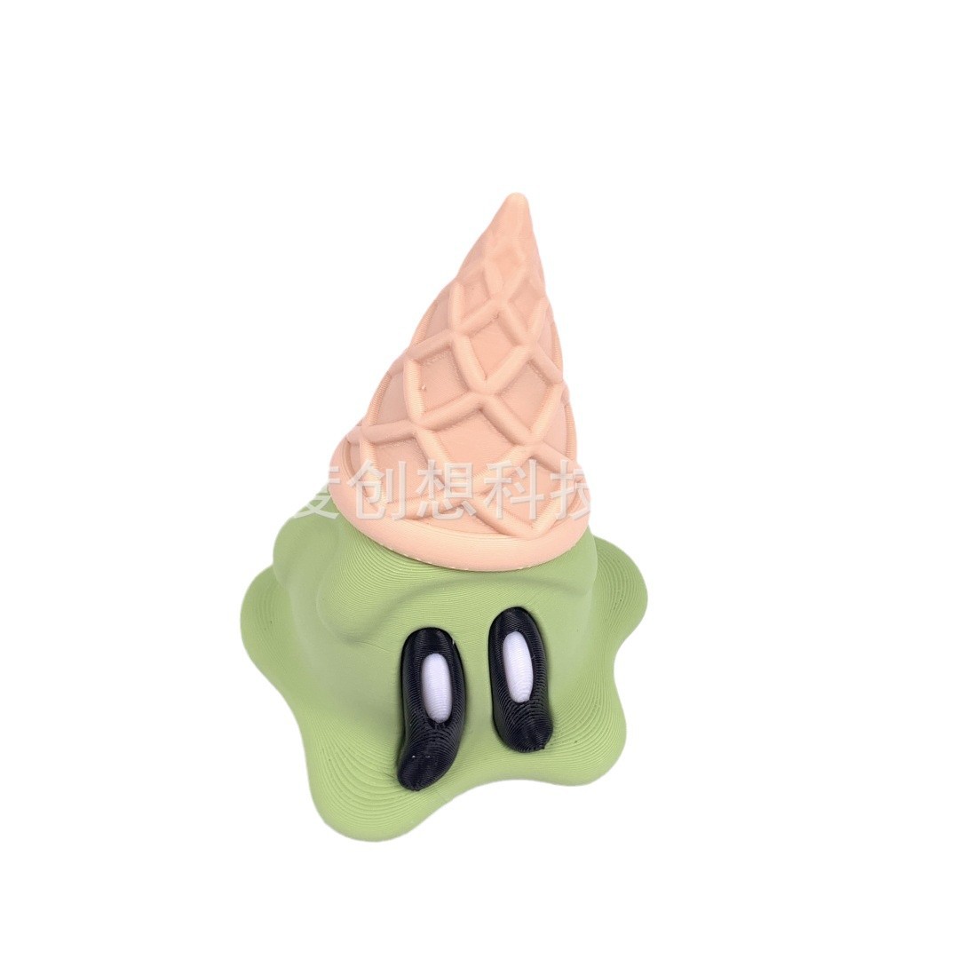 Juguetes de impresión 3D helado barril desmontable adorno de helado Navidad regalos de día de San Valentín regalos de vacaciones