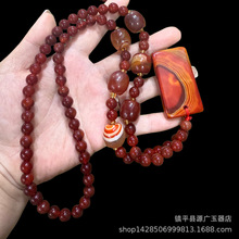 直播供货战国红无事牌玛瑙无事牌吊坠吊坠男女项坠批发