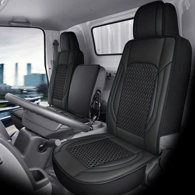 Silk Full-Cover Universal Seat Cover | Seat cushion, seat cover - black-a-set-of-three-passenger-seats-standard-version