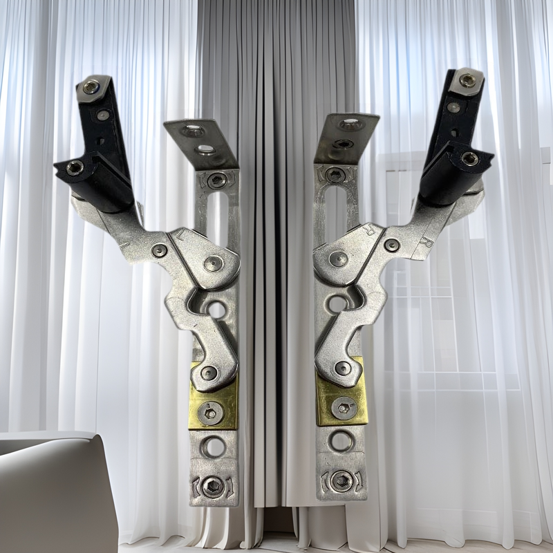 Broken bridge aluminum door and window hinge casement window invisible hinge window 180 ° three-dimensional adjustable stainless steel hidden glass fan