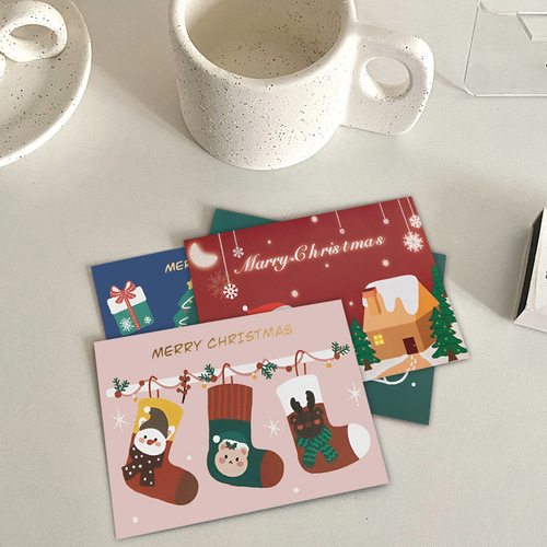 40 Christmas Little Happiness Cards for Wall, Desk Decoration, Gift, Greeting, Message, Postcard