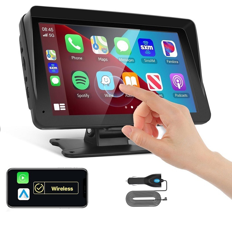 Cross-border dedicated to the new 7-inch Carplay portable wireless car smart screen MP5 navigation reversing player