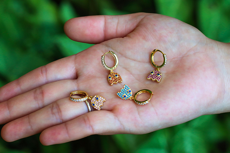 Festival Occasion Copper Plating Geometric Zircon