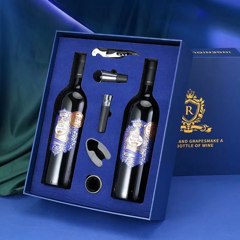 法国原酒进口红酒15度至尊英爵干红葡萄酒双支礼盒装团购批发包邮|undefined