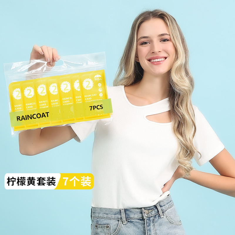 大人用使い捨てカードレインコート、ポータブル全身防雨、厚みのある旅行、旅行、登山の必需品レインポンチョ|undefined
